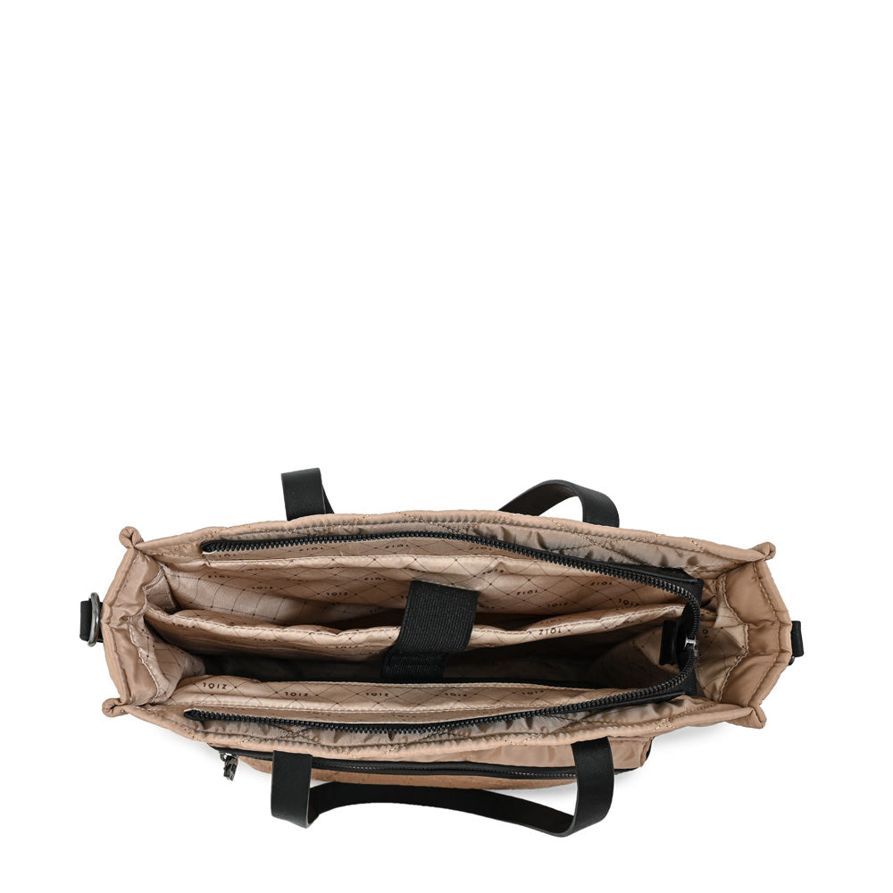 Cartera Dos Asas Cersei Beige