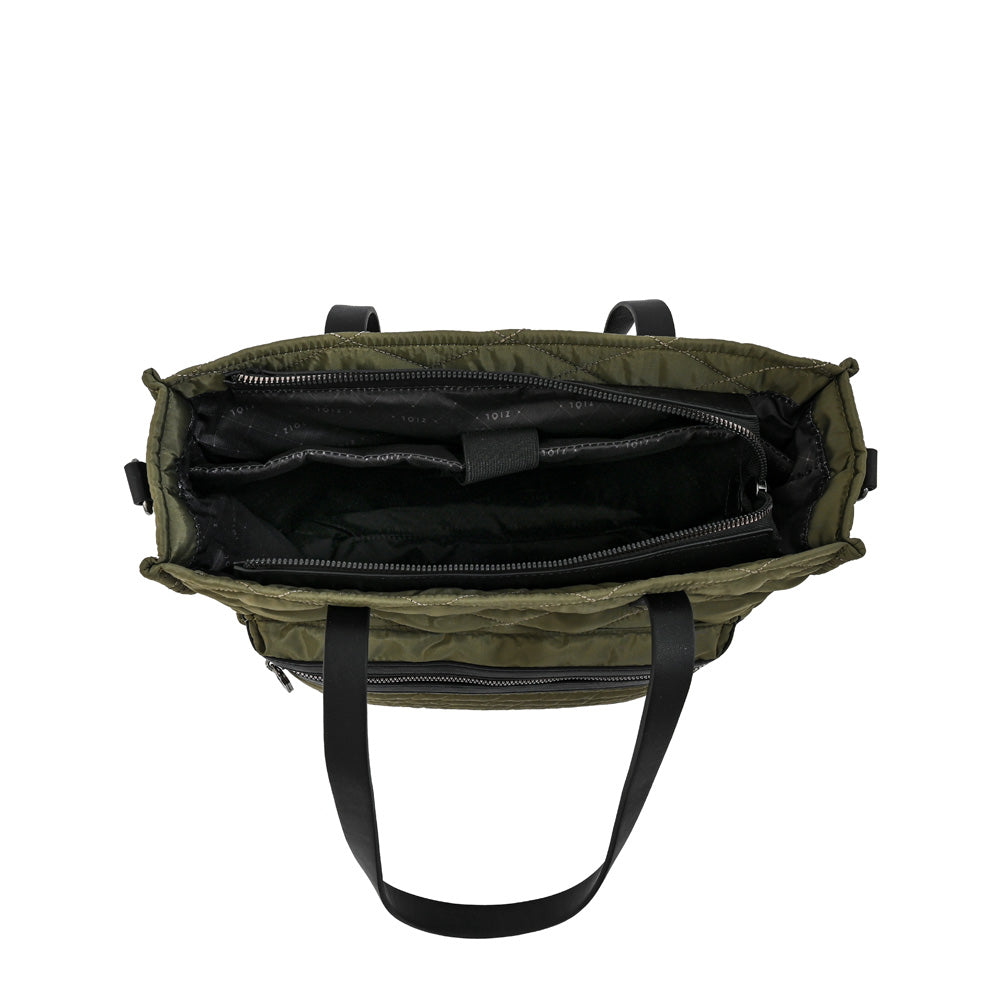 Cartera Dos Asas Cersei Verde Oscuro