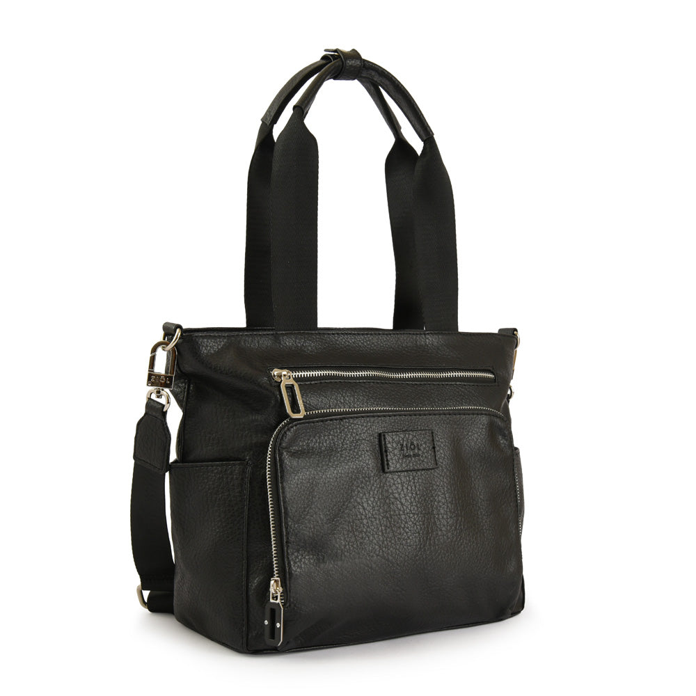 Cartera Dos Asas Agathe Negro