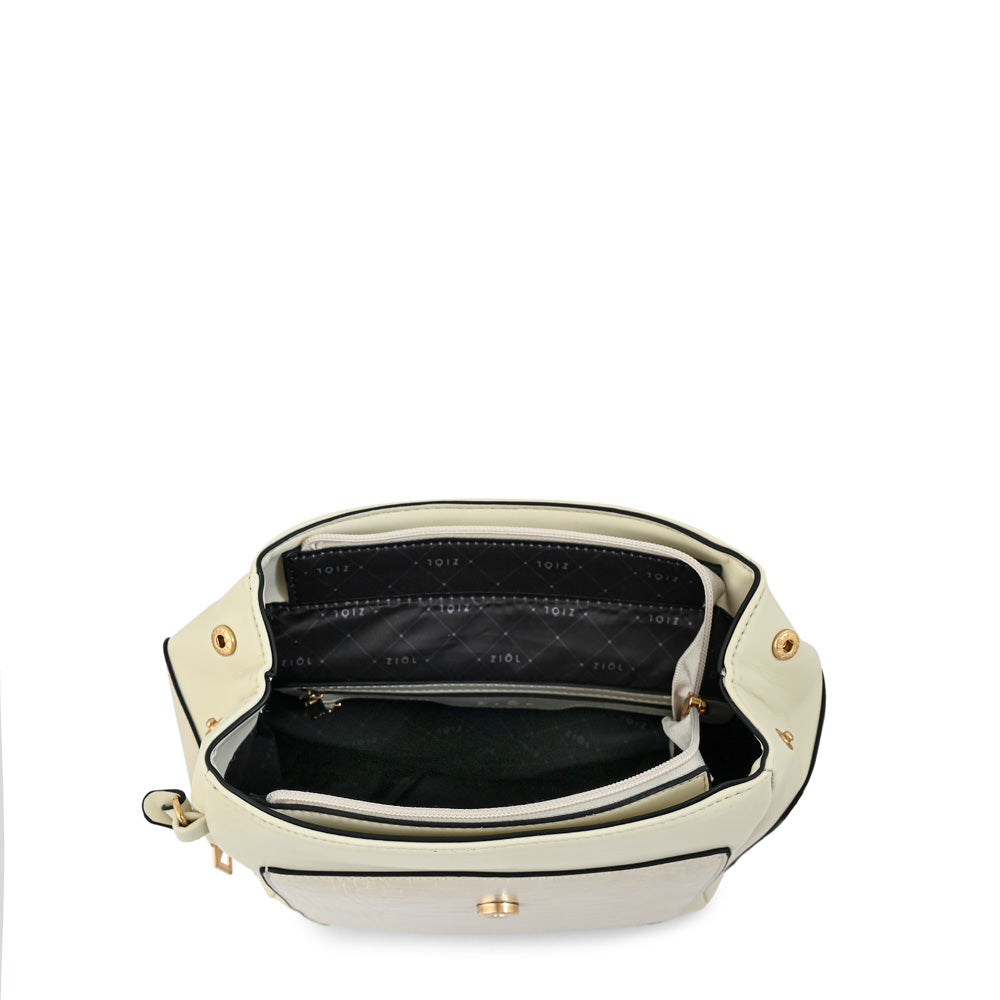 Mochila Ariana Blanco Crudo