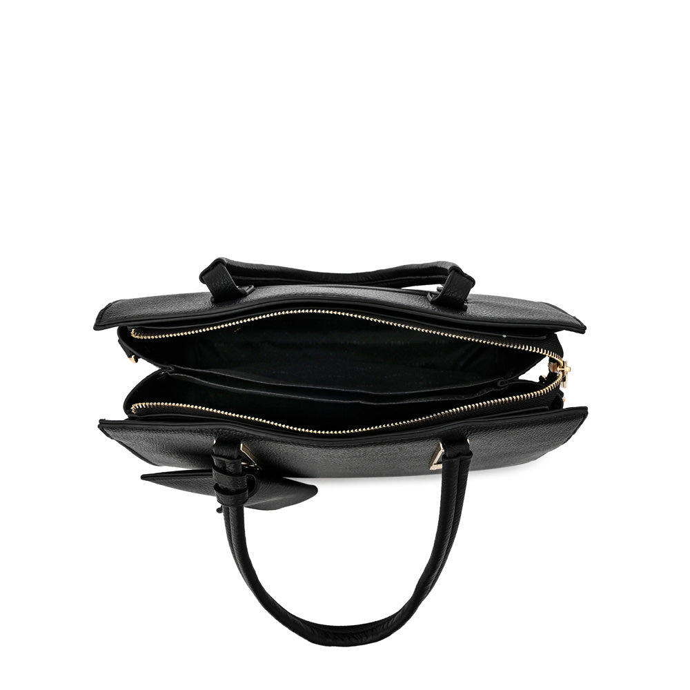 Cartera Dos Asas Yanina Negro