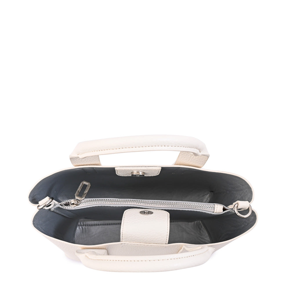 Cartera Dos Asas Marlena Blanco