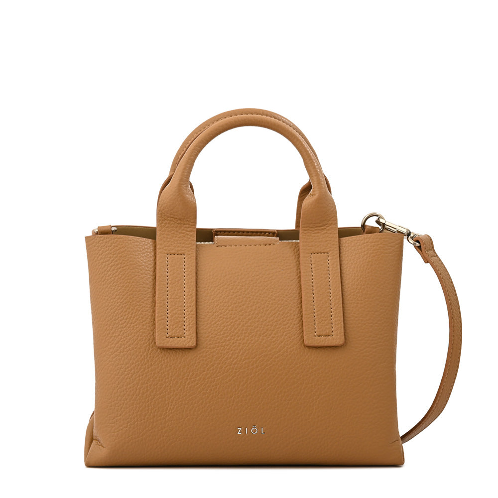 Cartera Dos Asas Marlena Beige