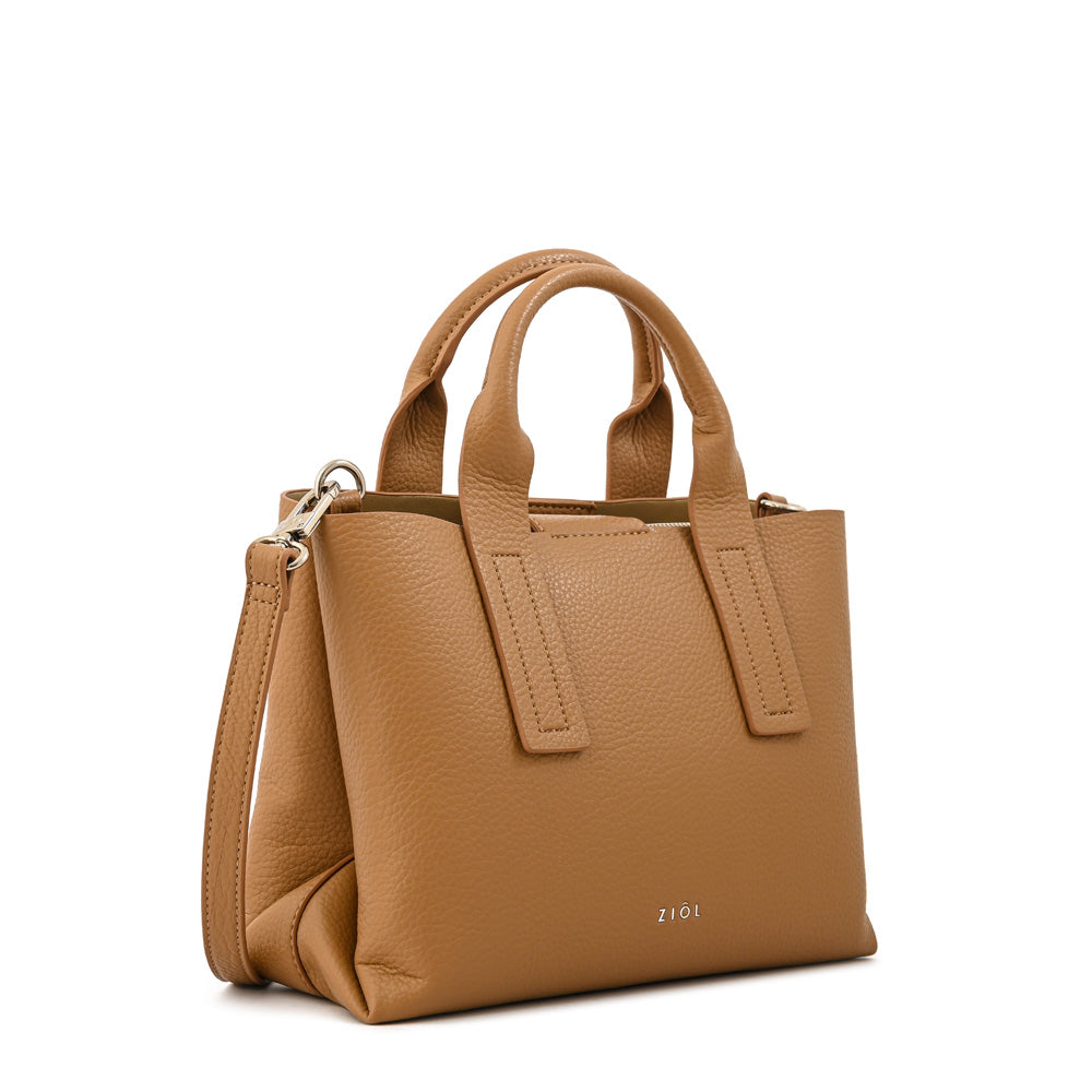 Cartera Dos Asas Marlena Beige