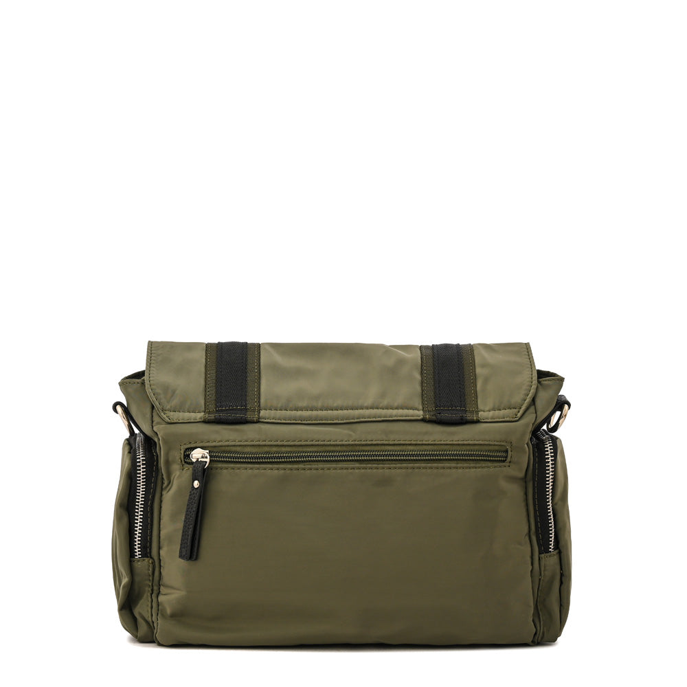 Crossbody Claudin Verde Oscuro