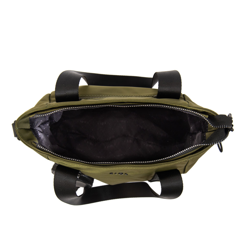 Cartera Dos Asas Kayla Verde Oscuro