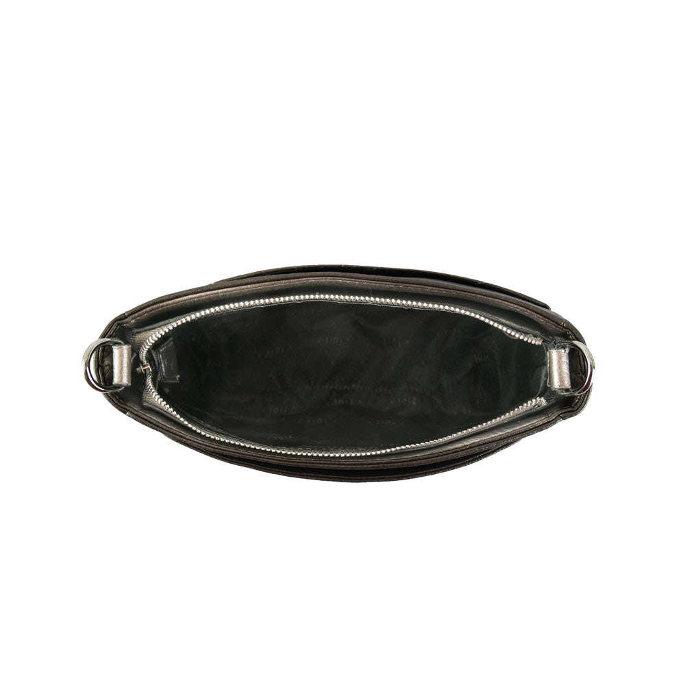 Crossbody Agustina Plateado Oscuro