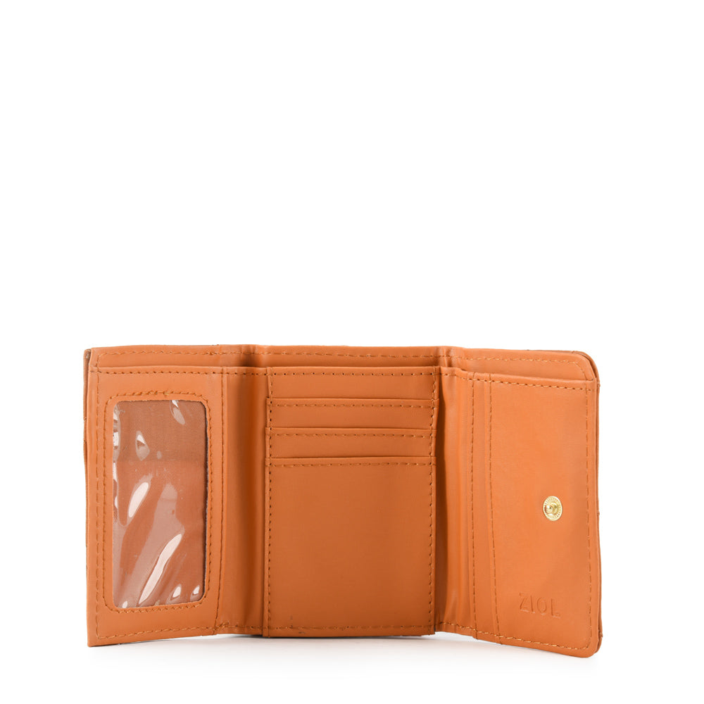 Billetera Cierre Exterior Bouffi Camel