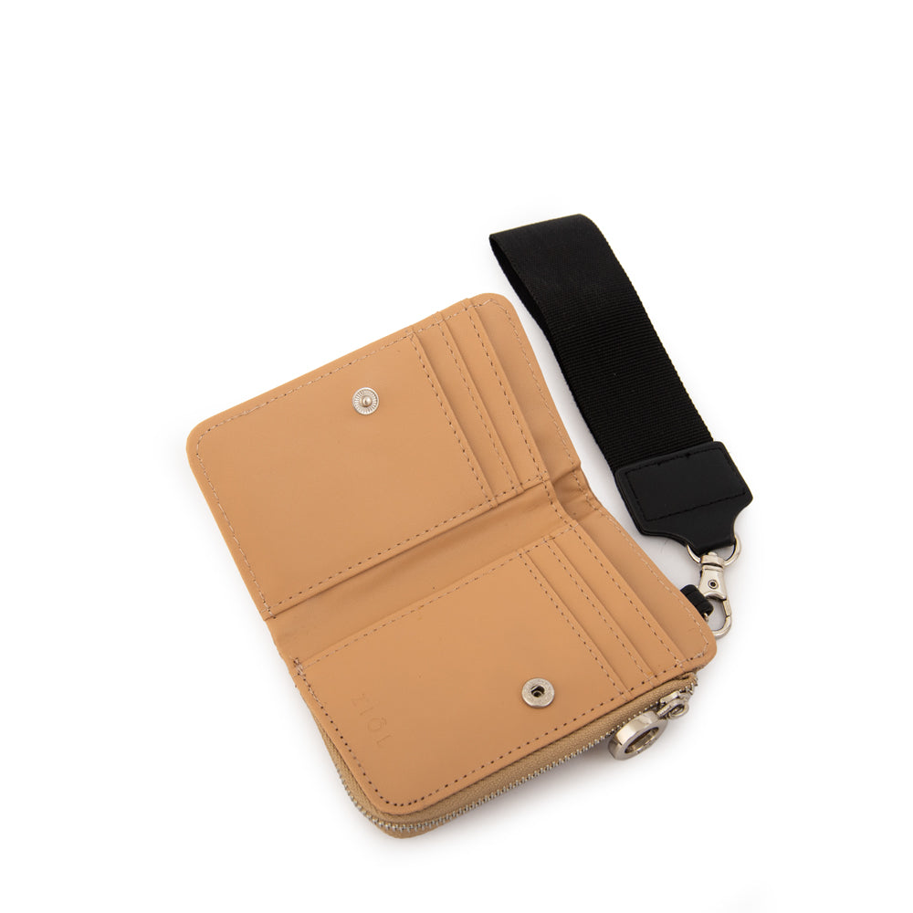 Billetera Pequeña Nacha Beige