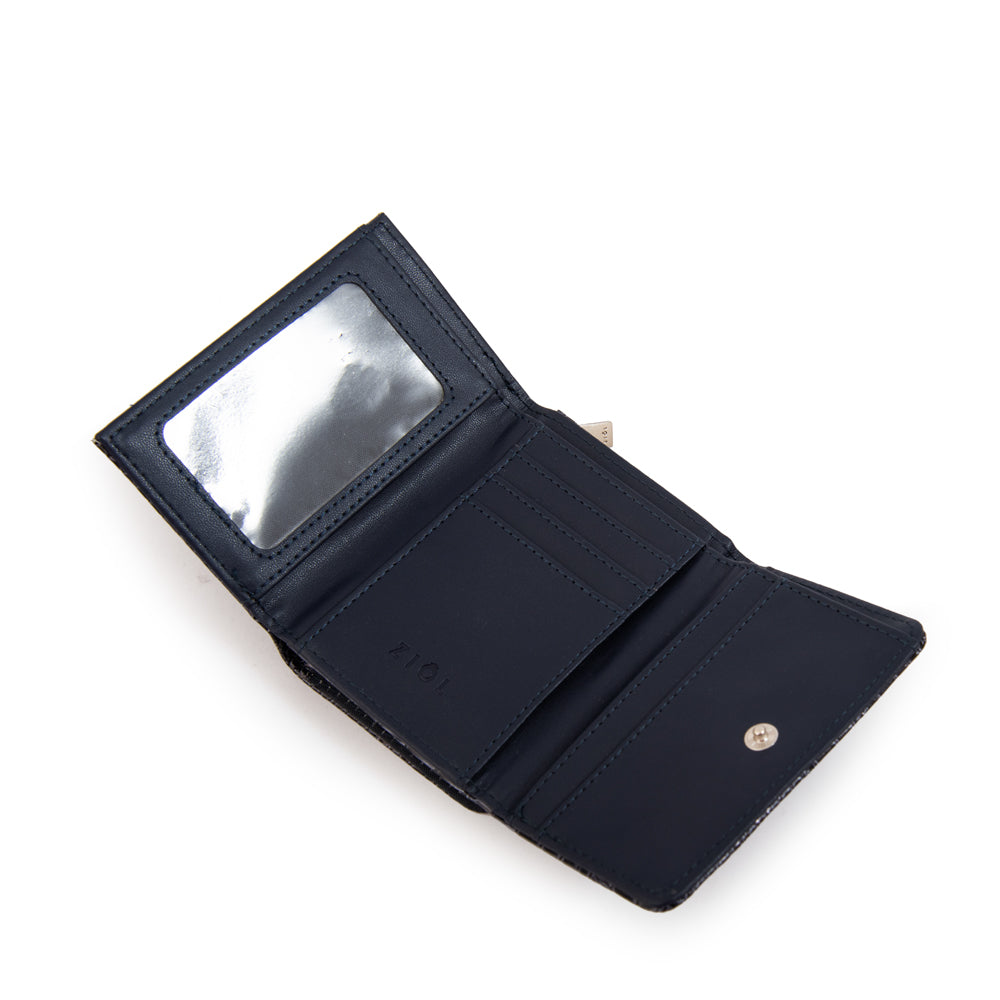 Billetera Pequeña Caroline Azul Oscuro