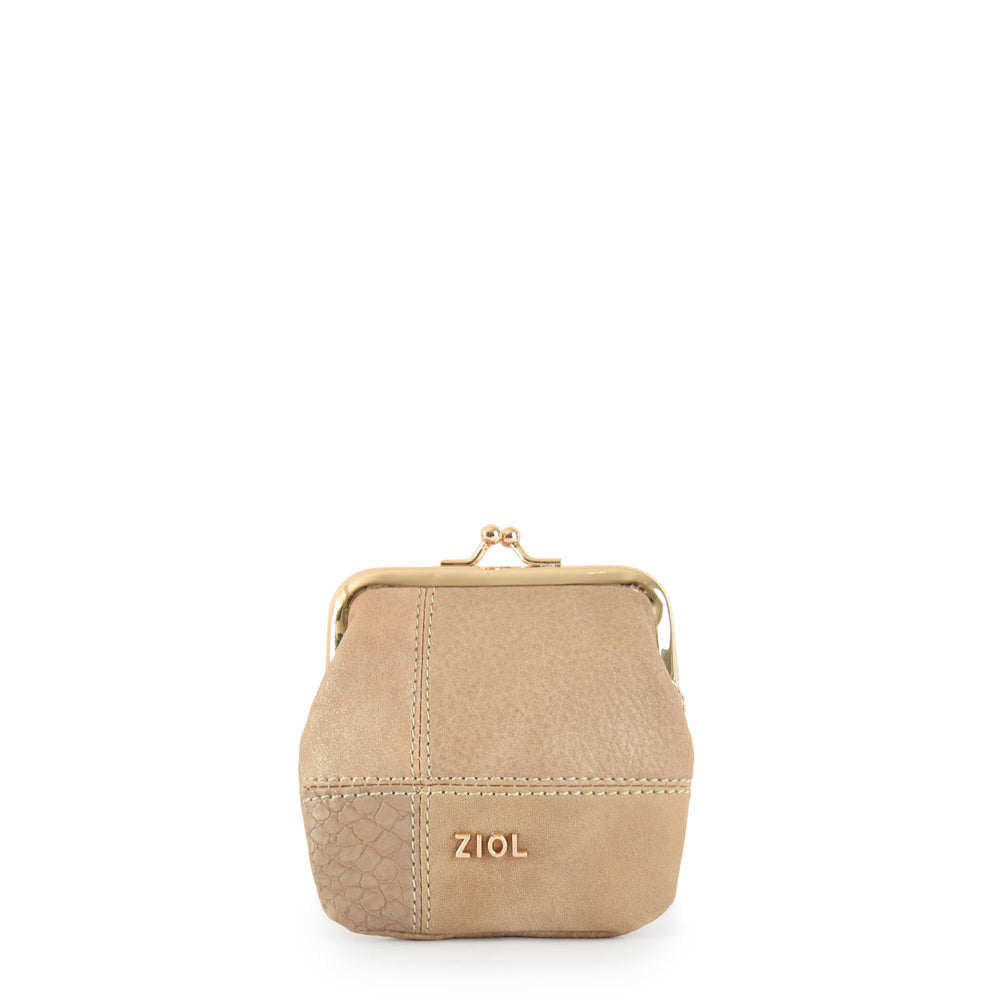 Monedero Croix Taupe