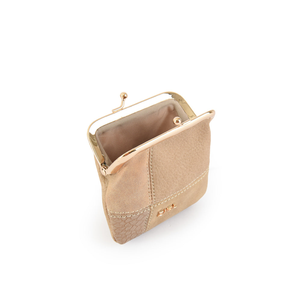 Monedero Croix Taupe