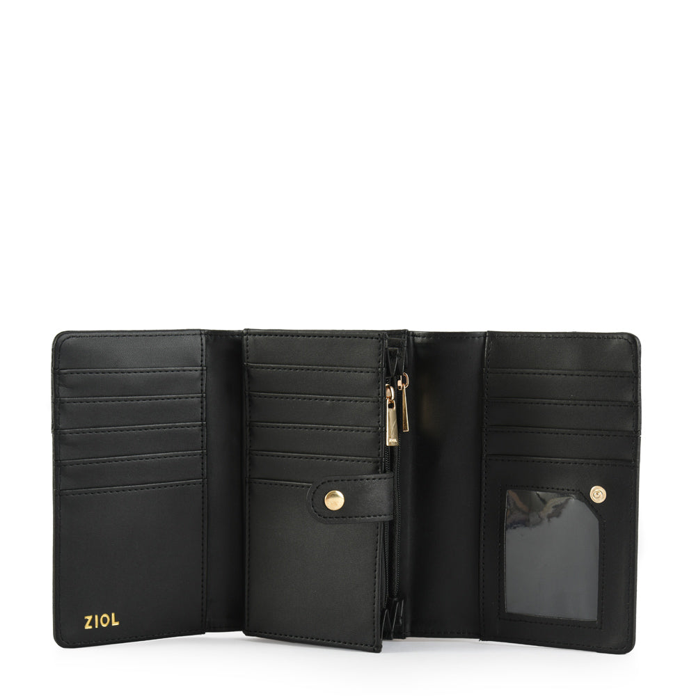 Billetera Acordeon Croix Negro
