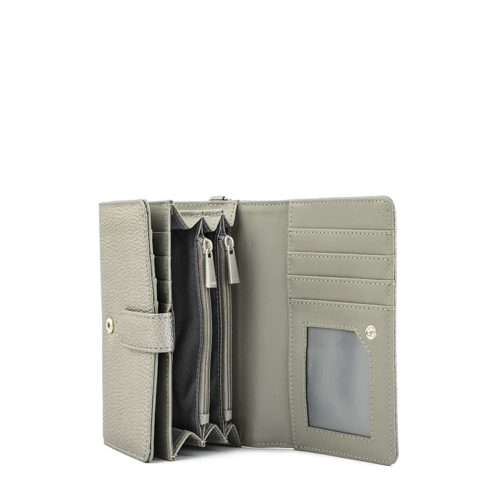 Billetera Acordeon Vayk Plateado Oscuro