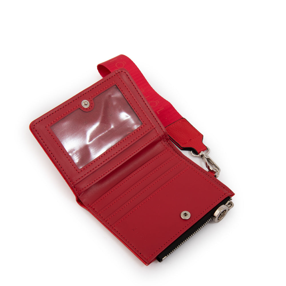 Billetera Cierre Exterior Vayk Rojo