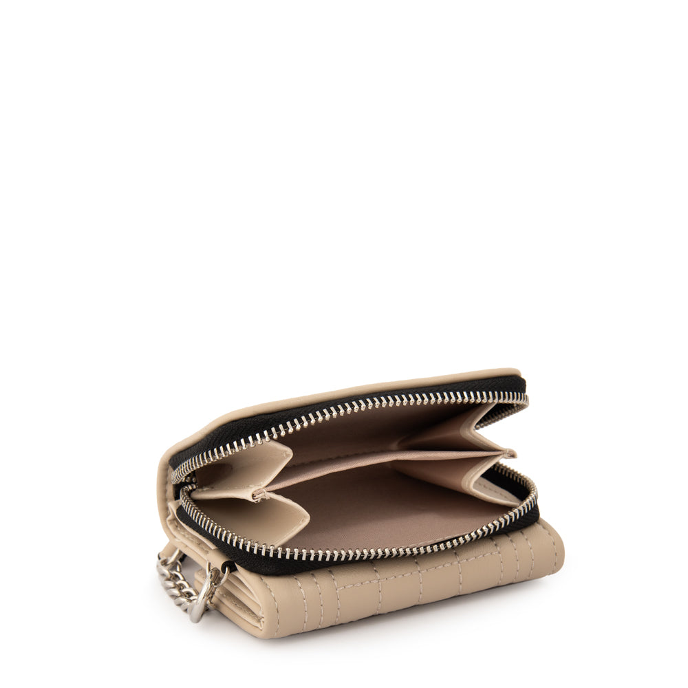 Billetera Pequeña Nay Beige