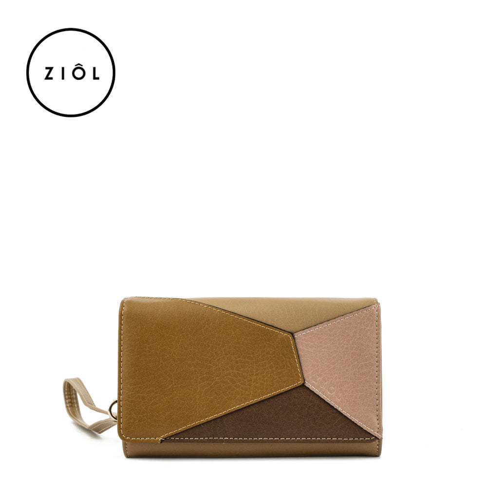 Billetera Acordeon Araxa Taupe