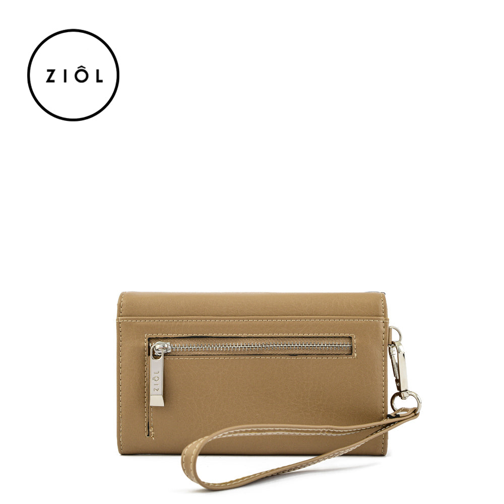 Billetera Acordeon Araxa Taupe