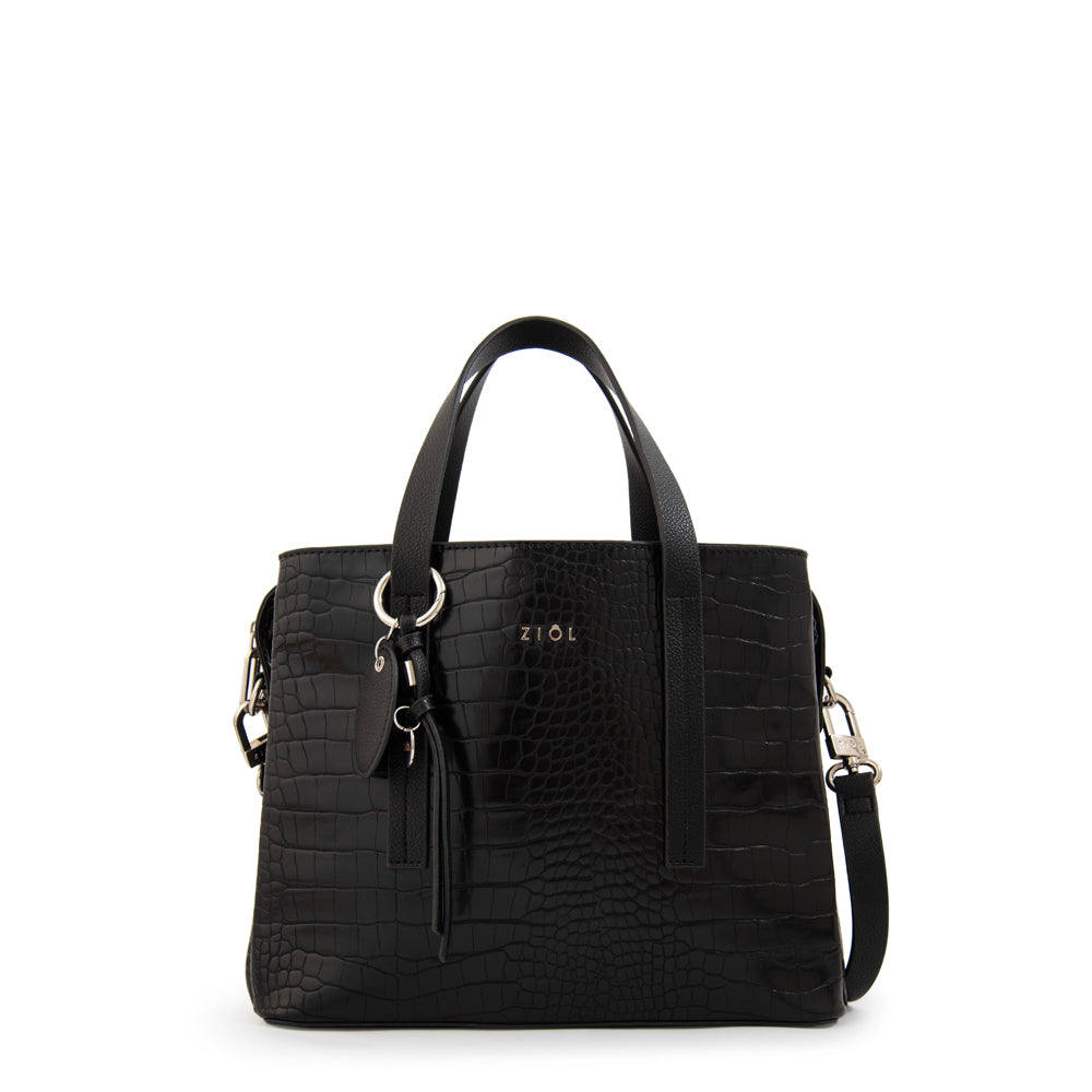 Cartera Dos Asas Aurora Negro Especial