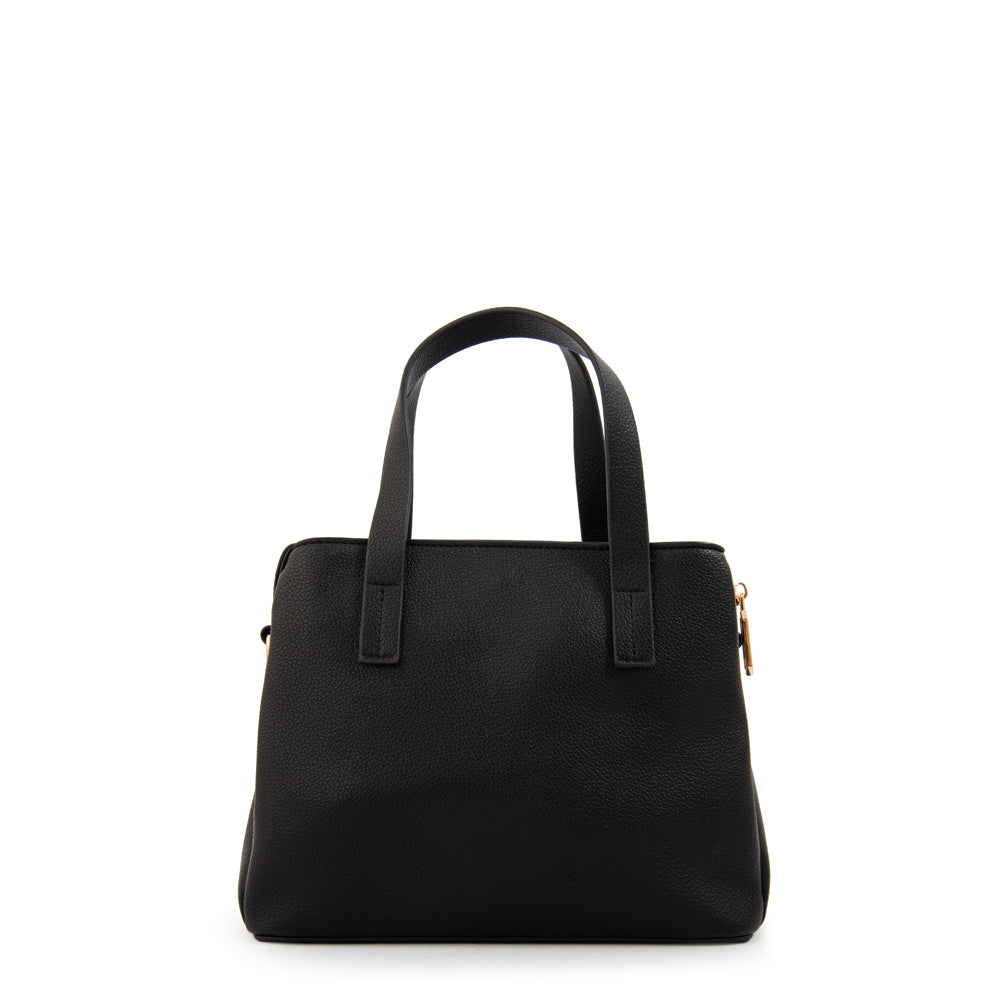 Cartera Dos Asas Pequeña Aurora Negro