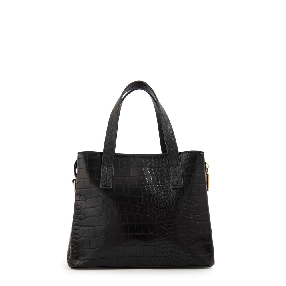 Cartera Dos Asas Pequeña Aurora Negro Especial