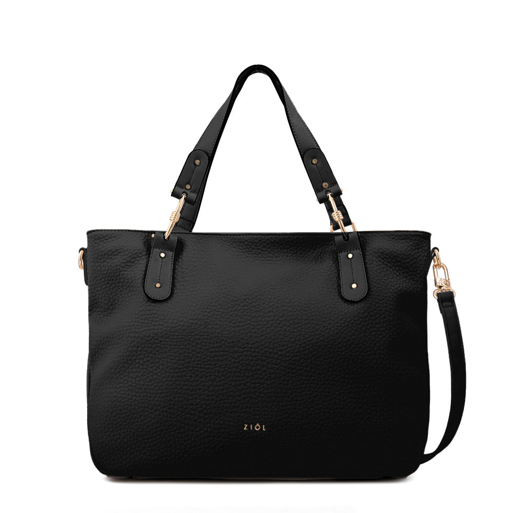 Cartera Dos Asas Barbara Negro
