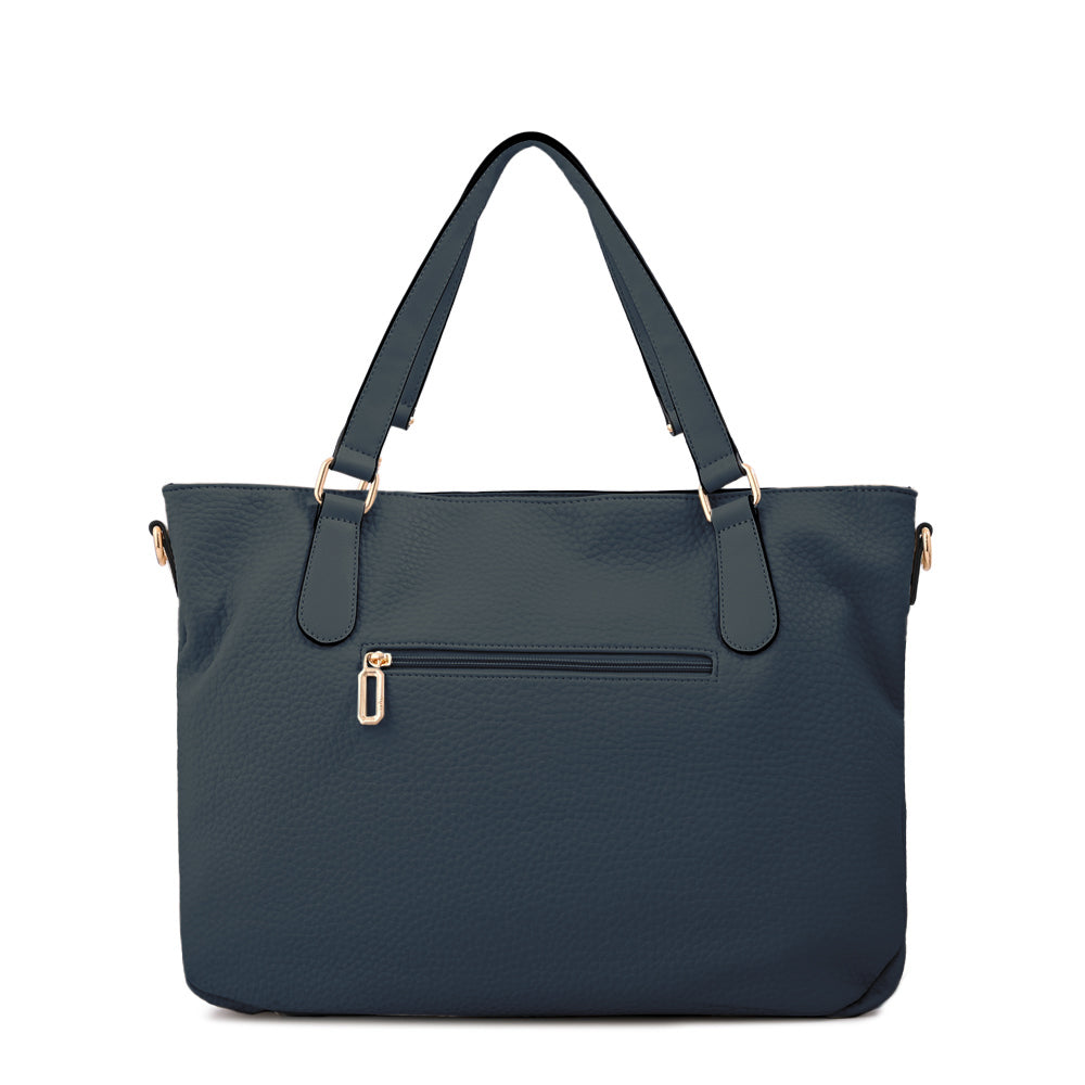 Cartera Dos Asas Barbara Azul