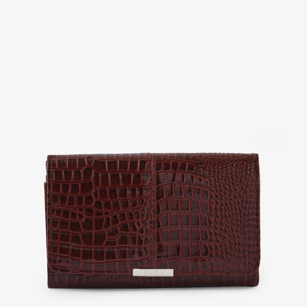 Billetera Acordeon Caroline Rojo