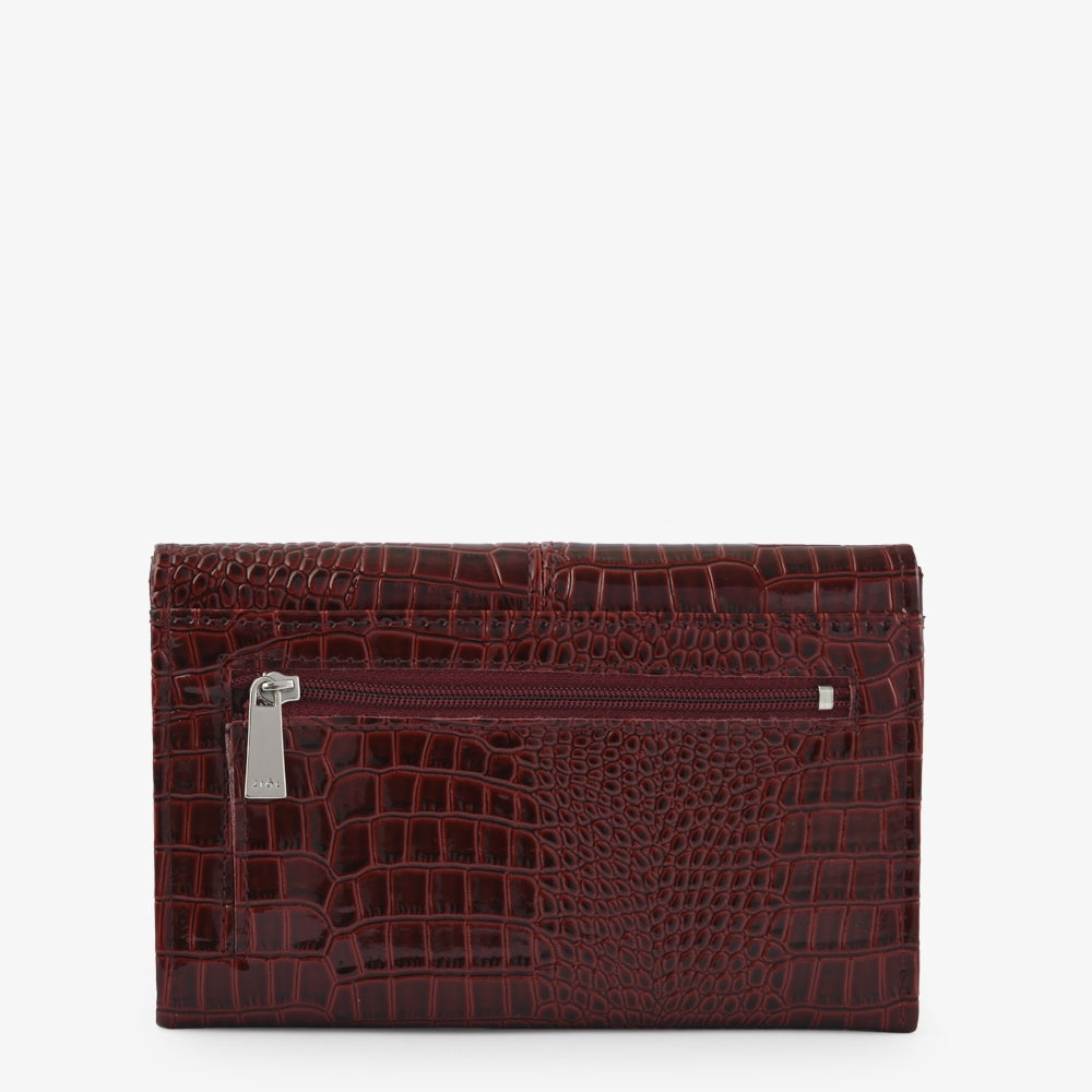 Billetera Acordeon Caroline Rojo