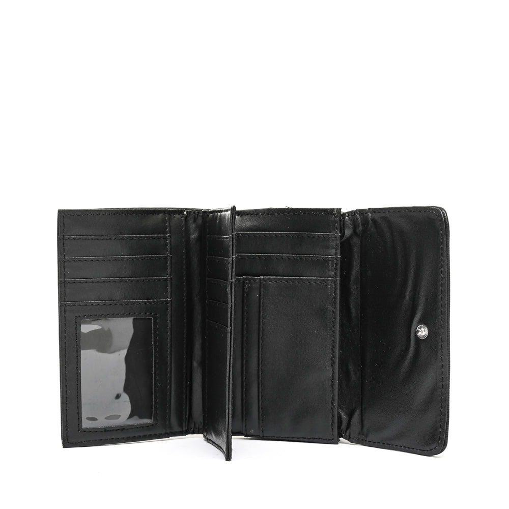 Billetera Cierre Exterior Fraila Negro