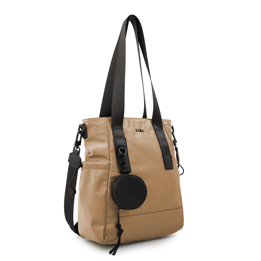 Cartera Dos Asas Kayla Beige
