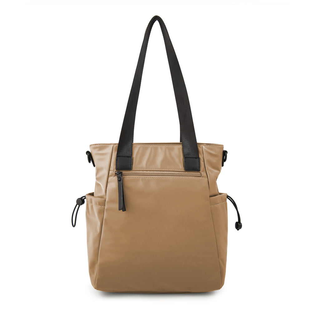 Cartera Dos Asas Kayla Beige