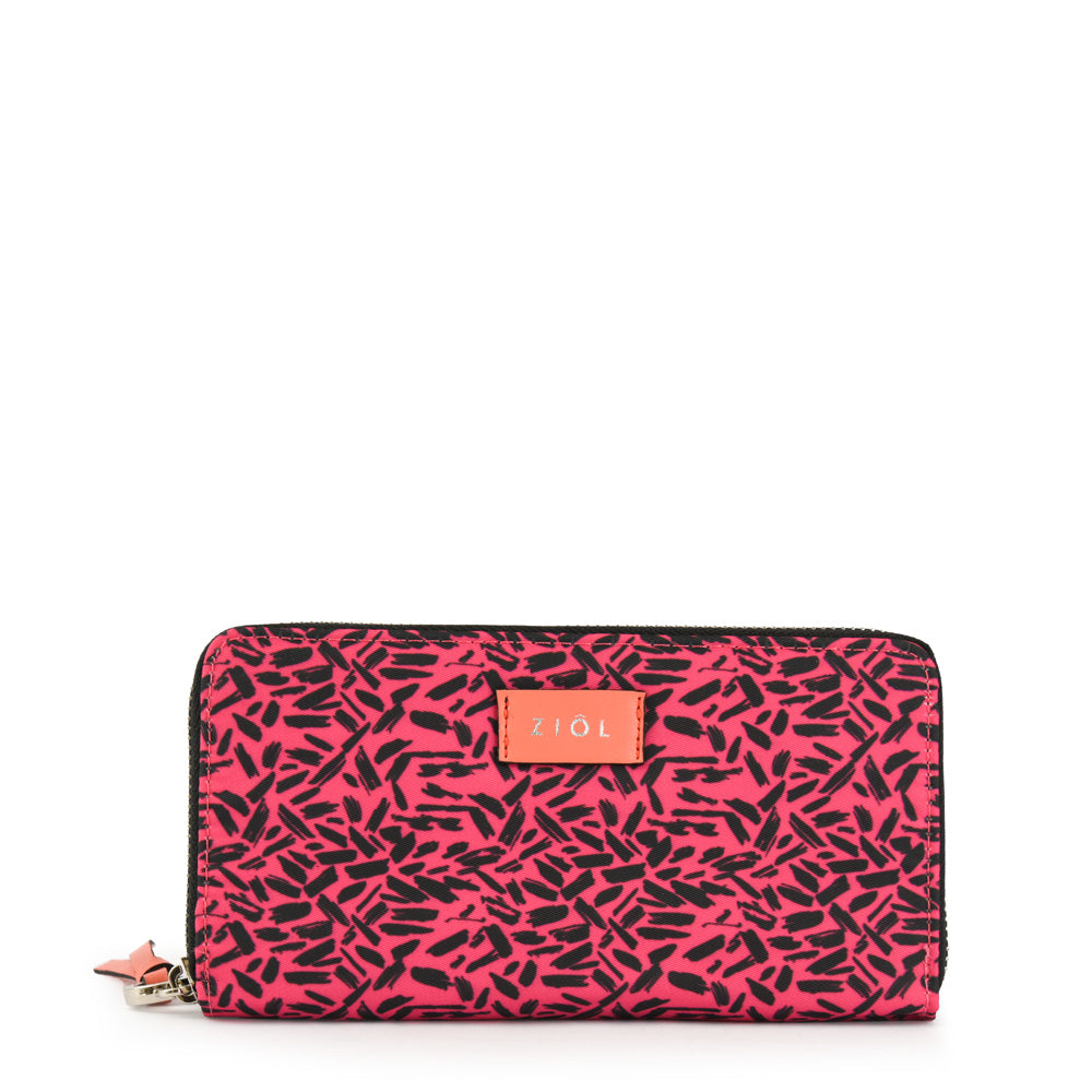 Billetera Acordeon Paulette Fucsia