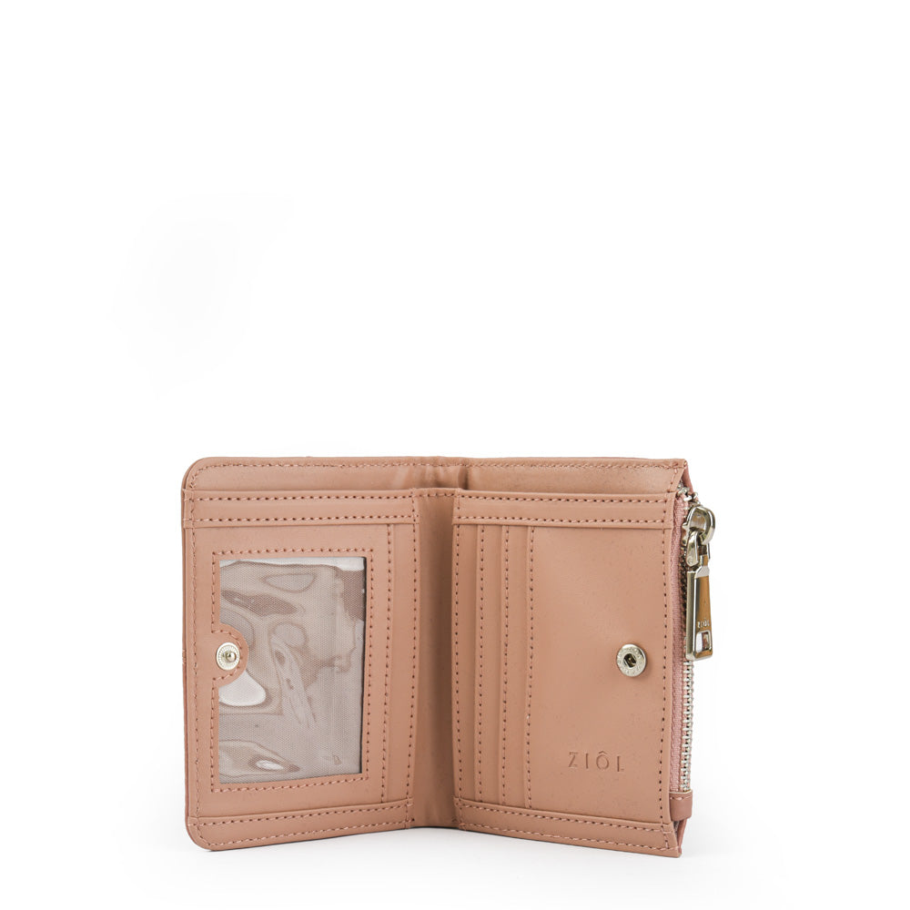 Billetera Cierre Exterior Raines Rosado Viejo