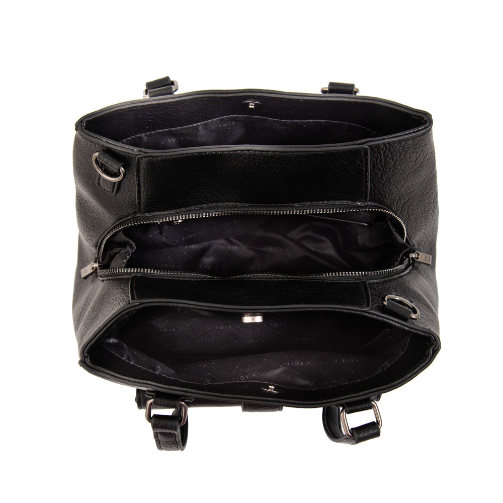 Cartera Dos Asas Serafina Negro