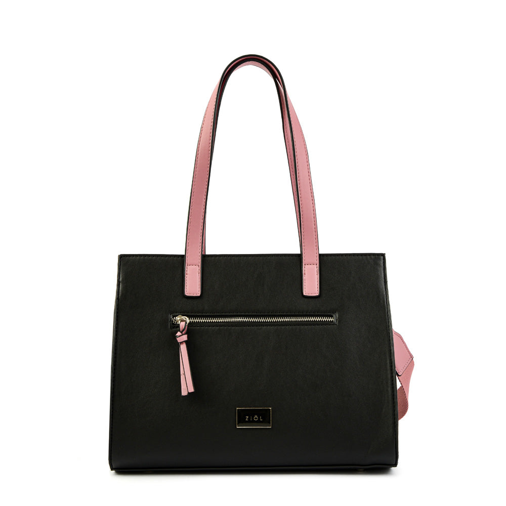 Cartera Dos Asas Tinna Negro