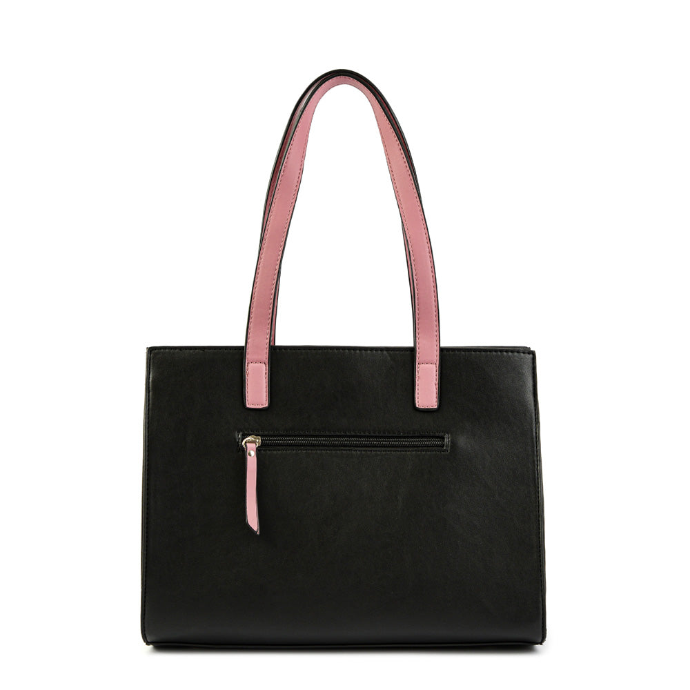 Cartera Dos Asas Tinna Negro