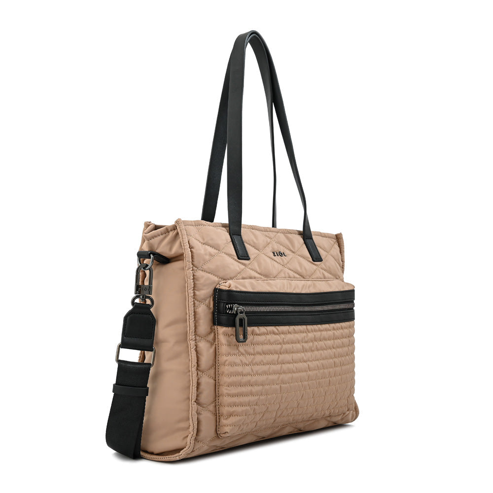 Cartera Dos Asas Portalaptop Cersei Beige