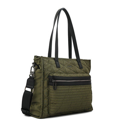 Cartera Dos Asas Cersei Verde Oscuro