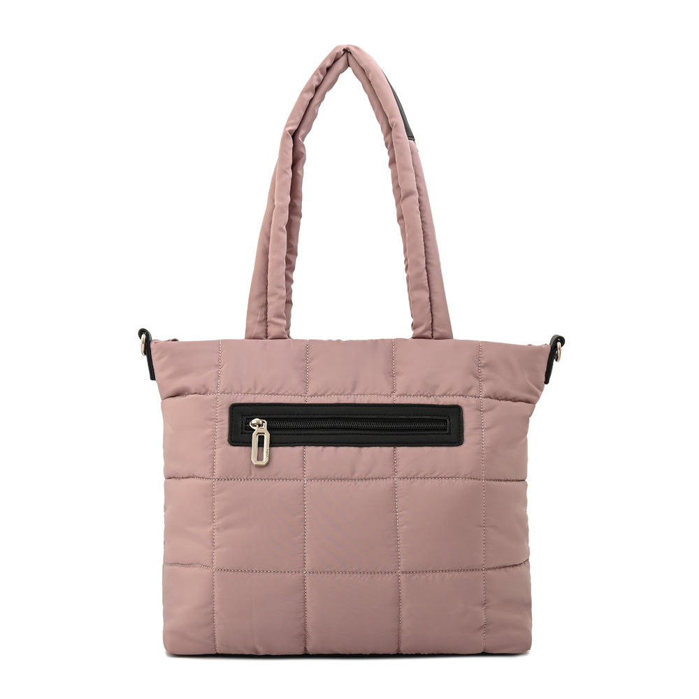 Cartera Dos Asas Nacha Rosado Viejo