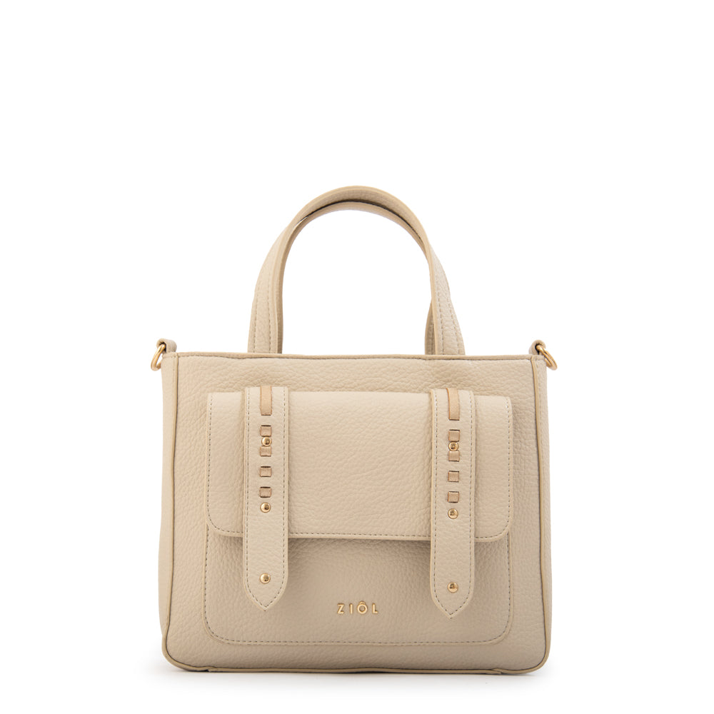 Cartera Dos Asas Tyra Blanco Crudo
