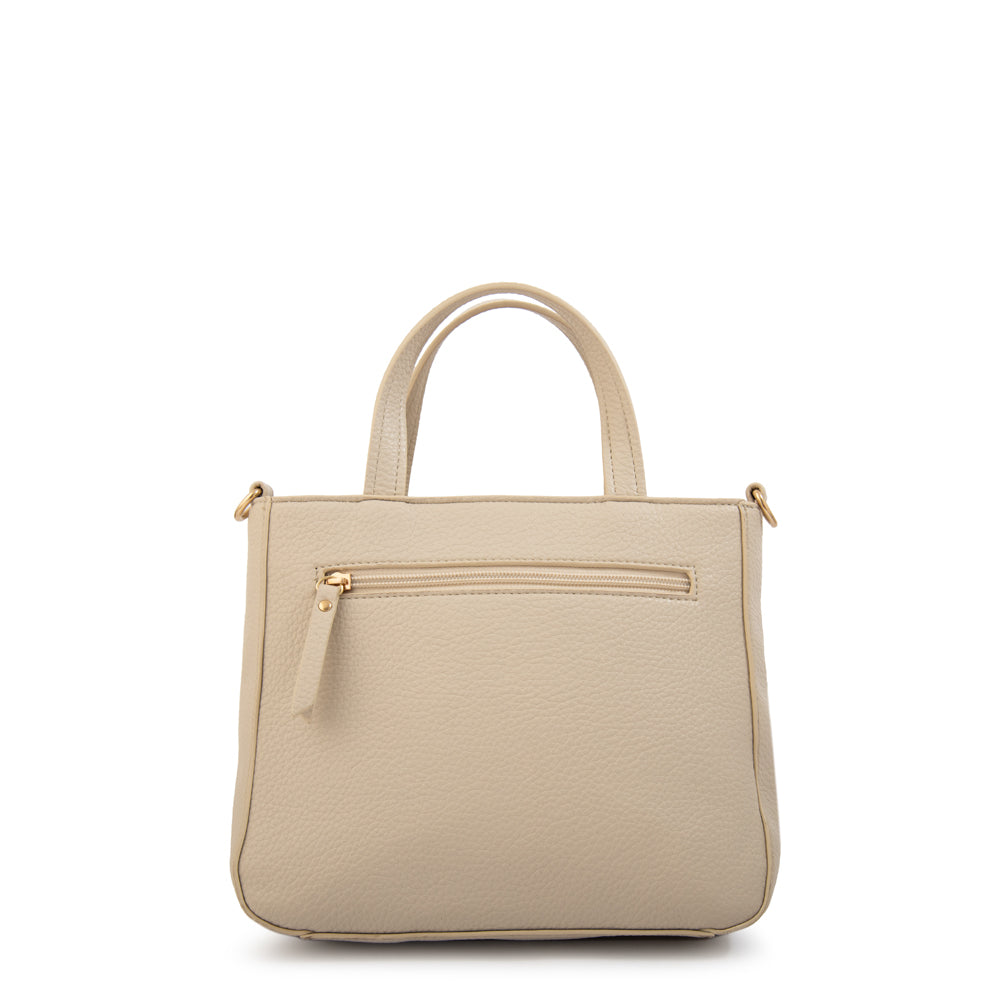 Cartera Dos Asas Tyra Blanco Crudo