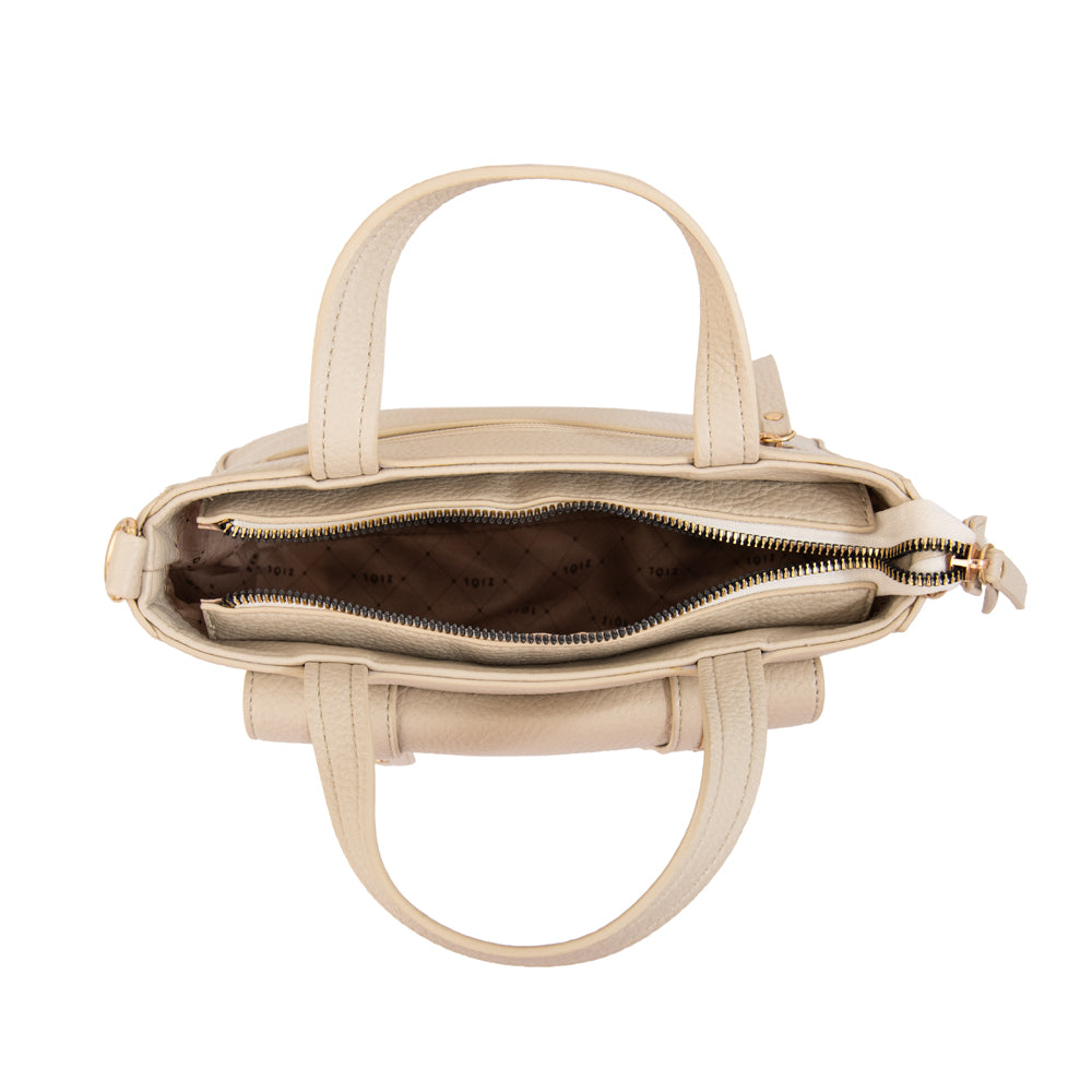 Cartera Dos Asas Tyra Blanco Crudo