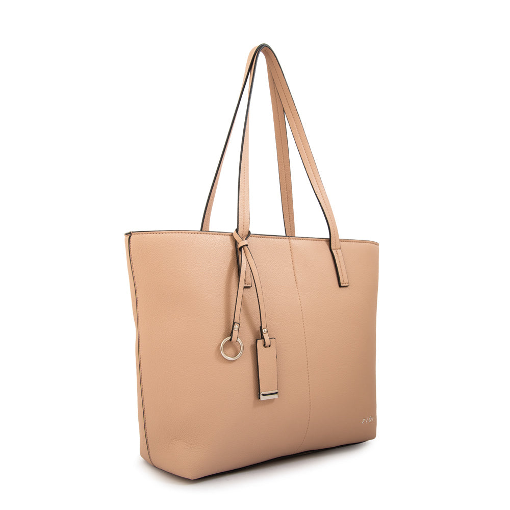 Cartera Dos Asas Izadora Beige