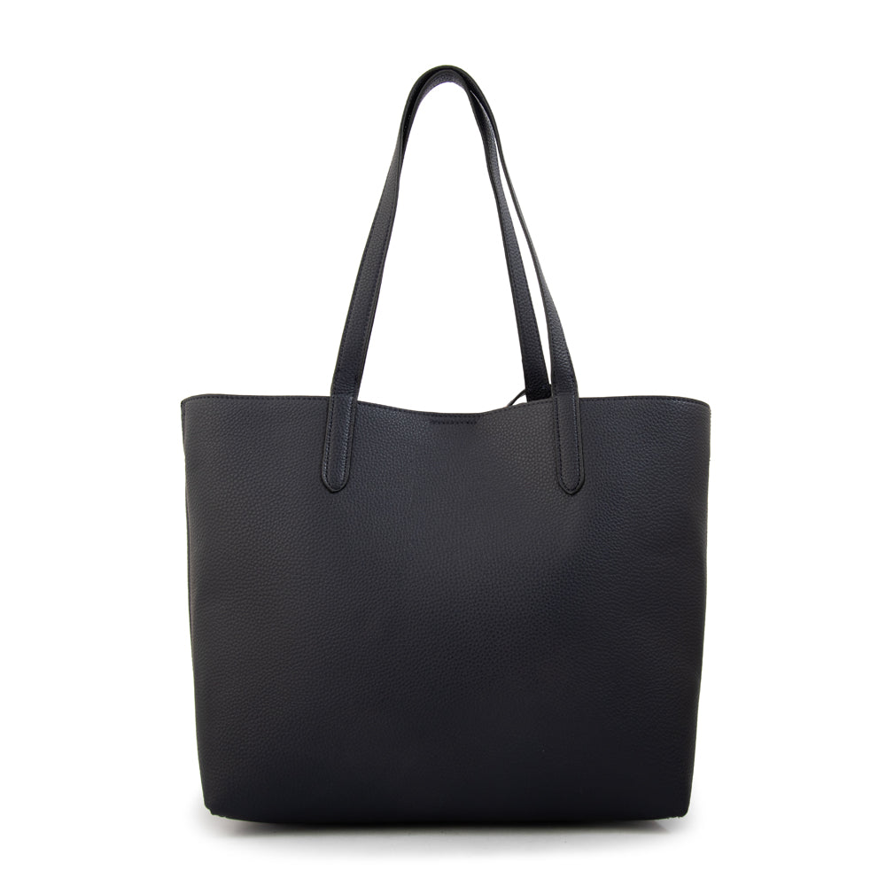 Cartera Dos Asas Brunilda Azul Oscuro