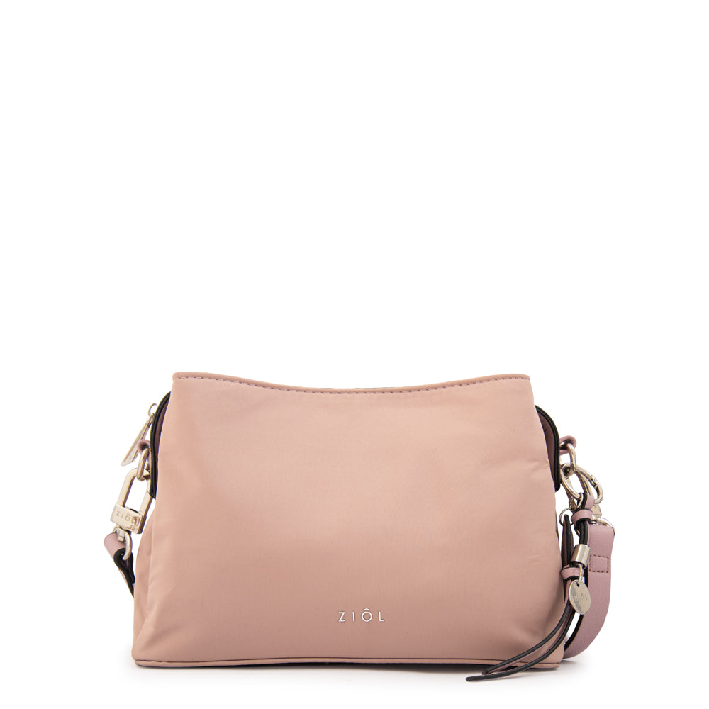 Crossbody Antonieta Nylon Rosado Viejo