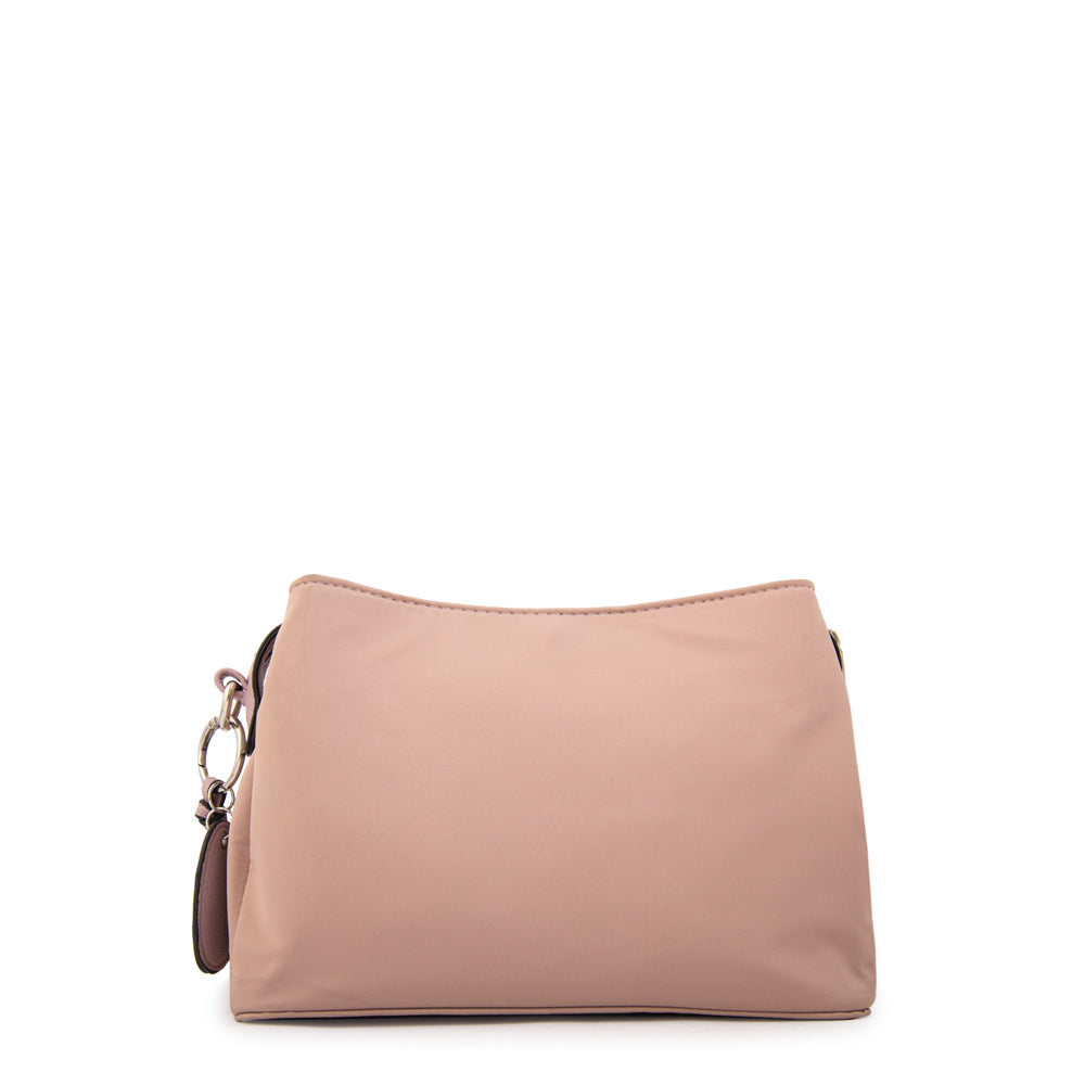 Crossbody Antonieta Nylon Rosado Viejo