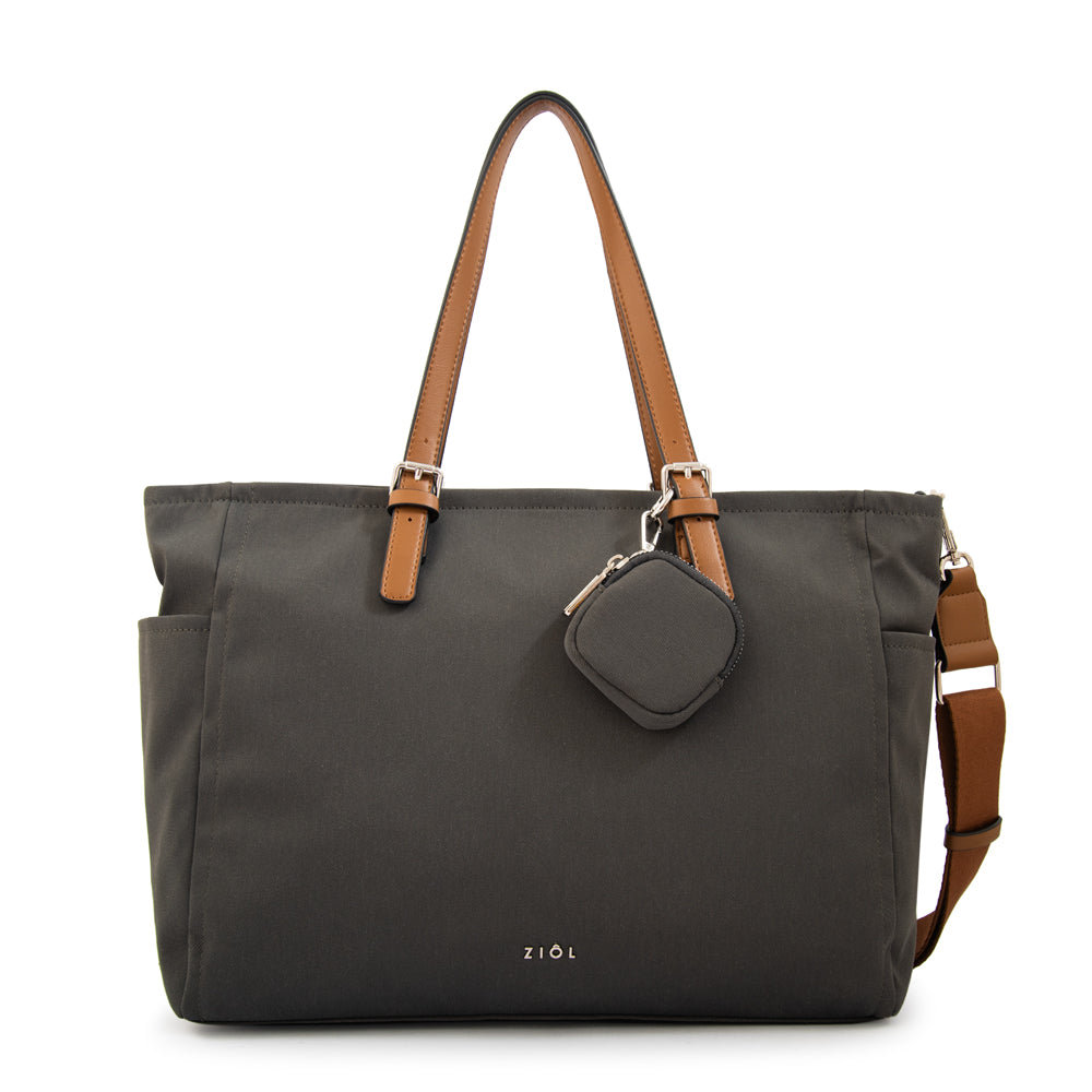 Cartera Dos Asas Marta Gris