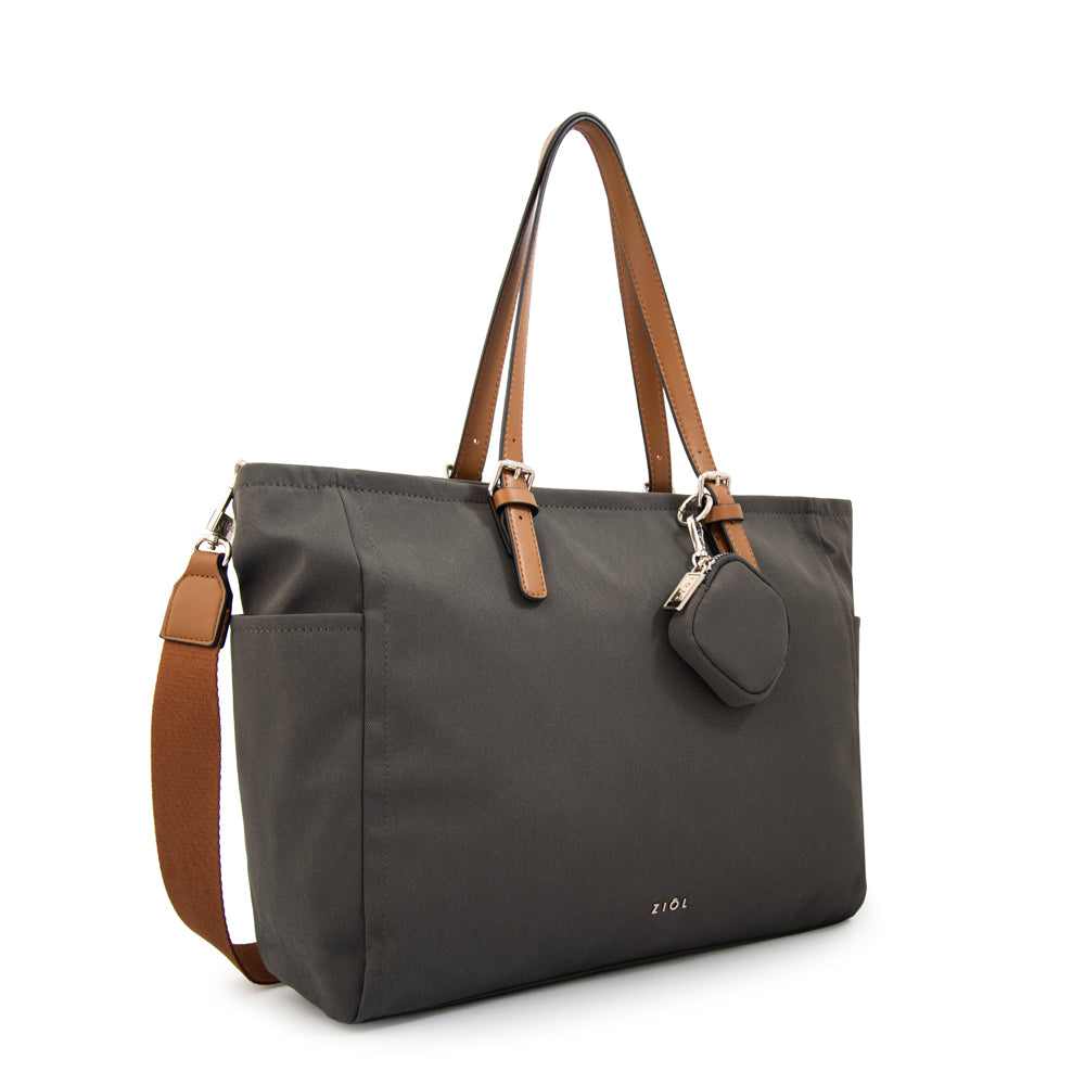 Cartera Dos Asas Marta Gris