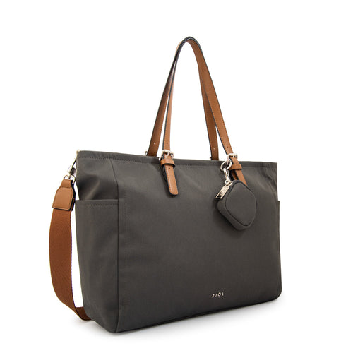 Cartera Dos Asas Marta Gris